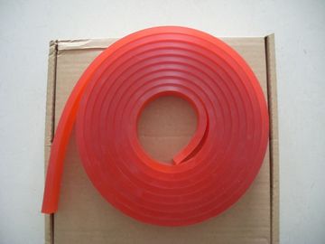 China Rote Elastizität Silkscreen-Gummiwalze, 50 * 7 Flaschen-Siebdruck-Gummiwalzen-Blätter fournisseur
