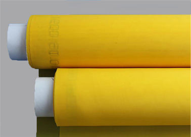 China 100% gelbe Einzelfaden-Siebdruck-Masche, Schirm-Gewebe-Masche fournisseur