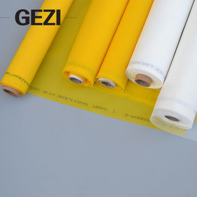 China Zählungssiebdruck-Maschengewebe-Polyester mit 200 Maschen weißes Material des weißen Farb fournisseur