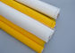 100% Polyester-materielle Einzelfaden-Siebdruck-Maschen-weiße/Gelb-Farbe fournisseur
