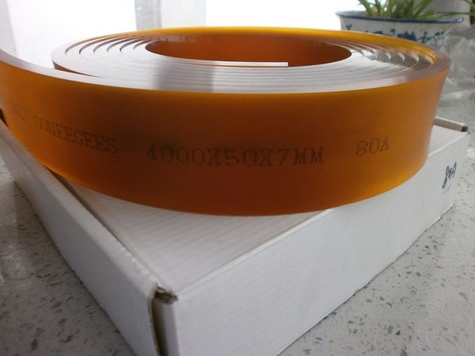 Scharfe Art Siebdruck-Gummiwalzen-Blätter ISO 9001 50 * 7 für Aufkleber