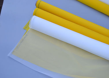 China Weiße und gelbe Polyester-Siebdruck-Masche weit verbreitet bei der Entstörung fournisseur