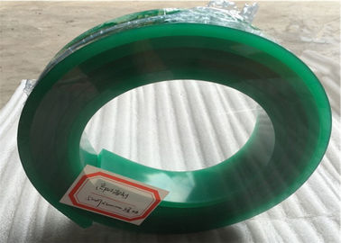 Siebdruck-Gummiwalzen-grüne Farbe des Härte-Ufer-75A 7mm * 40mm * 4000 Millimeter