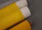 Färben Sie Einzelfaden-Polyester-Siebdruck-Masche 100% 165T für Druckbetrieb gelb fournisseur