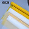 Industrieller gelber weißer vorteilhafter Preis-professionelle kundenspezifische Polyester-Siebdruck-Masche fournisseur